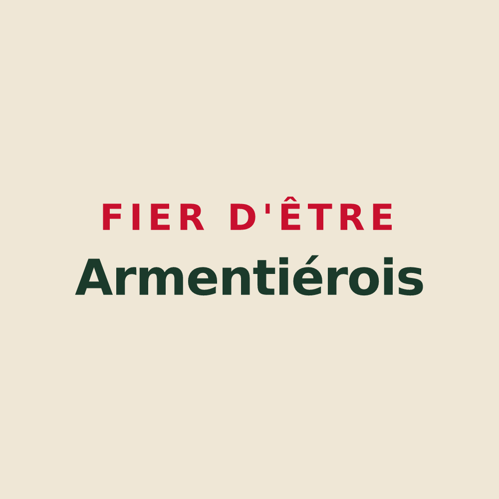 Tote bag « Fier d'être Armentiérois » — design pour Armentières