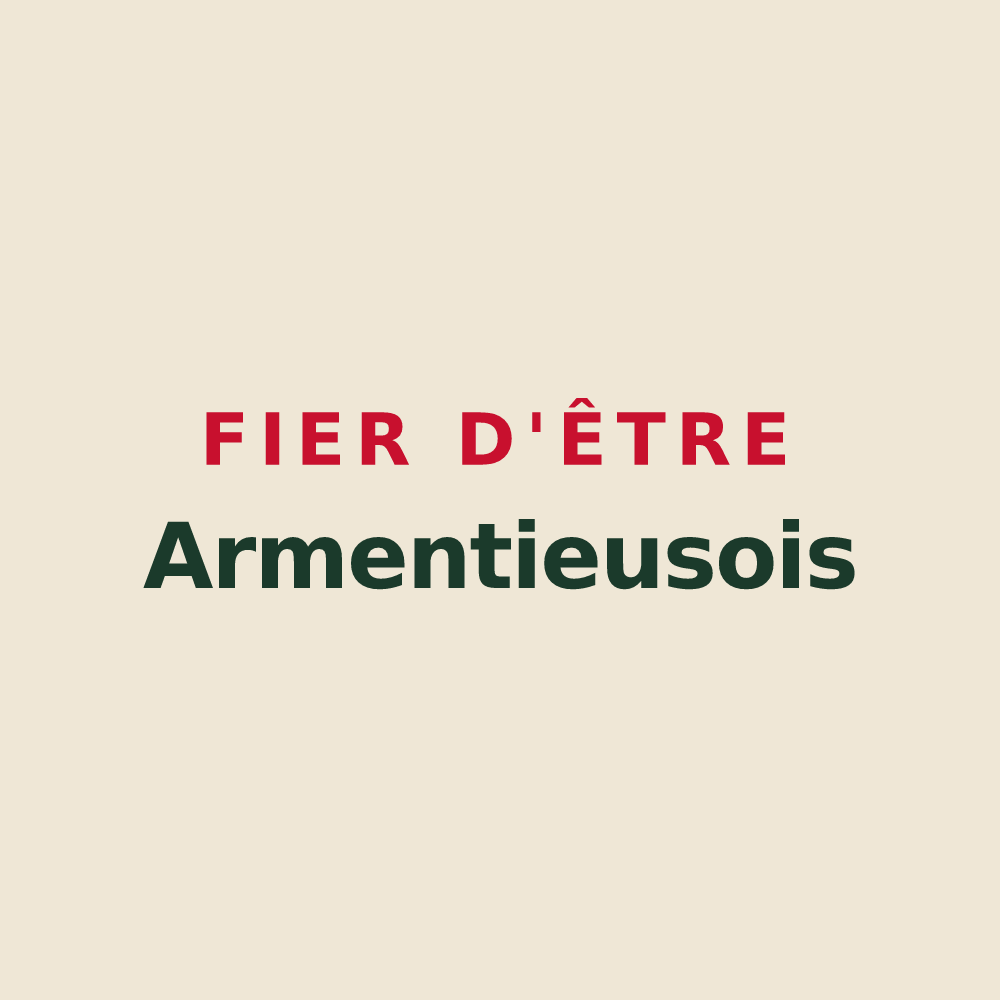 Tote bag « Fier d'être Armentieusois » — design pour Armentieux