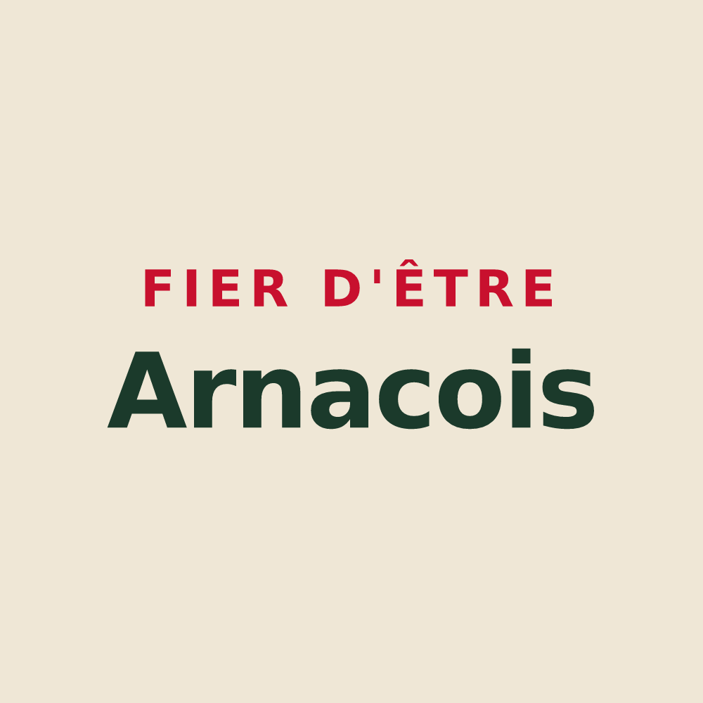 Tote bag « Fier d'être Arnacois » — design pour Arnac