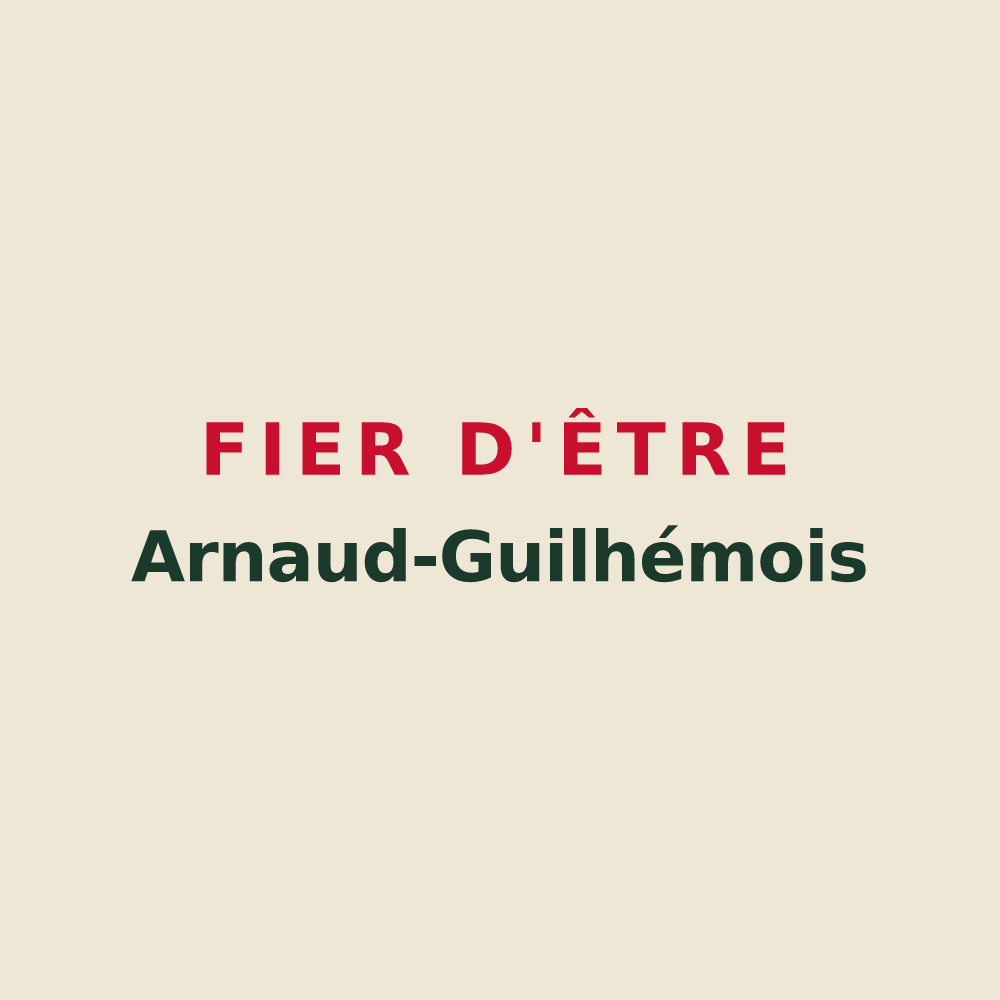 Tote bag « Fier d'être Arnaud-Guilhémois » — design pour Arnaud-Guilhem