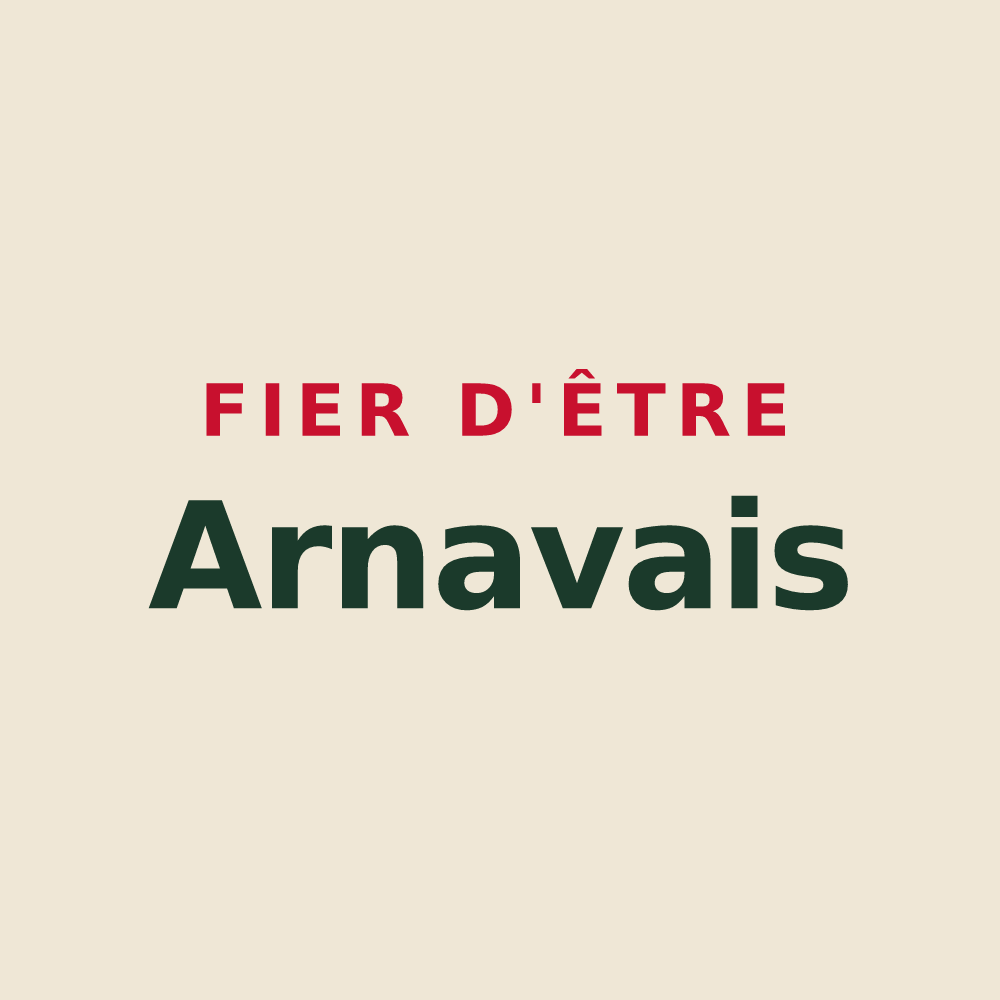 Tote bag « Fier d'être Arnavais » — design pour Arnave