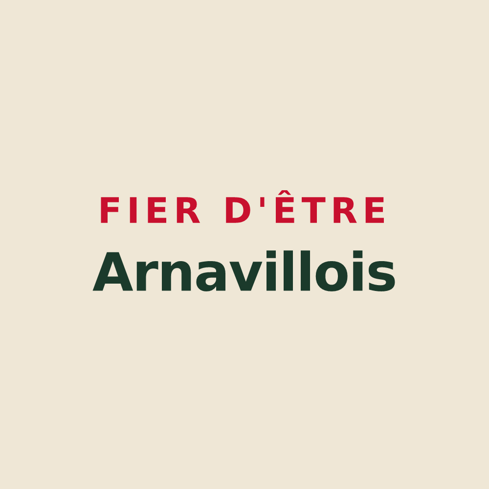 Tote bag « Fier d'être Arnavillois » — design pour Arnaville