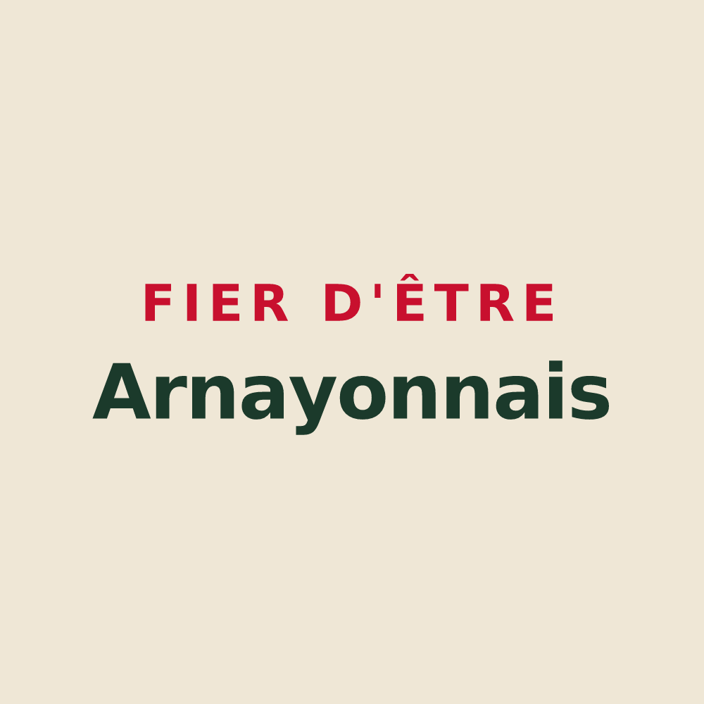 Tote bag « Fier d'être Arnayonnais » — design pour Arnayon