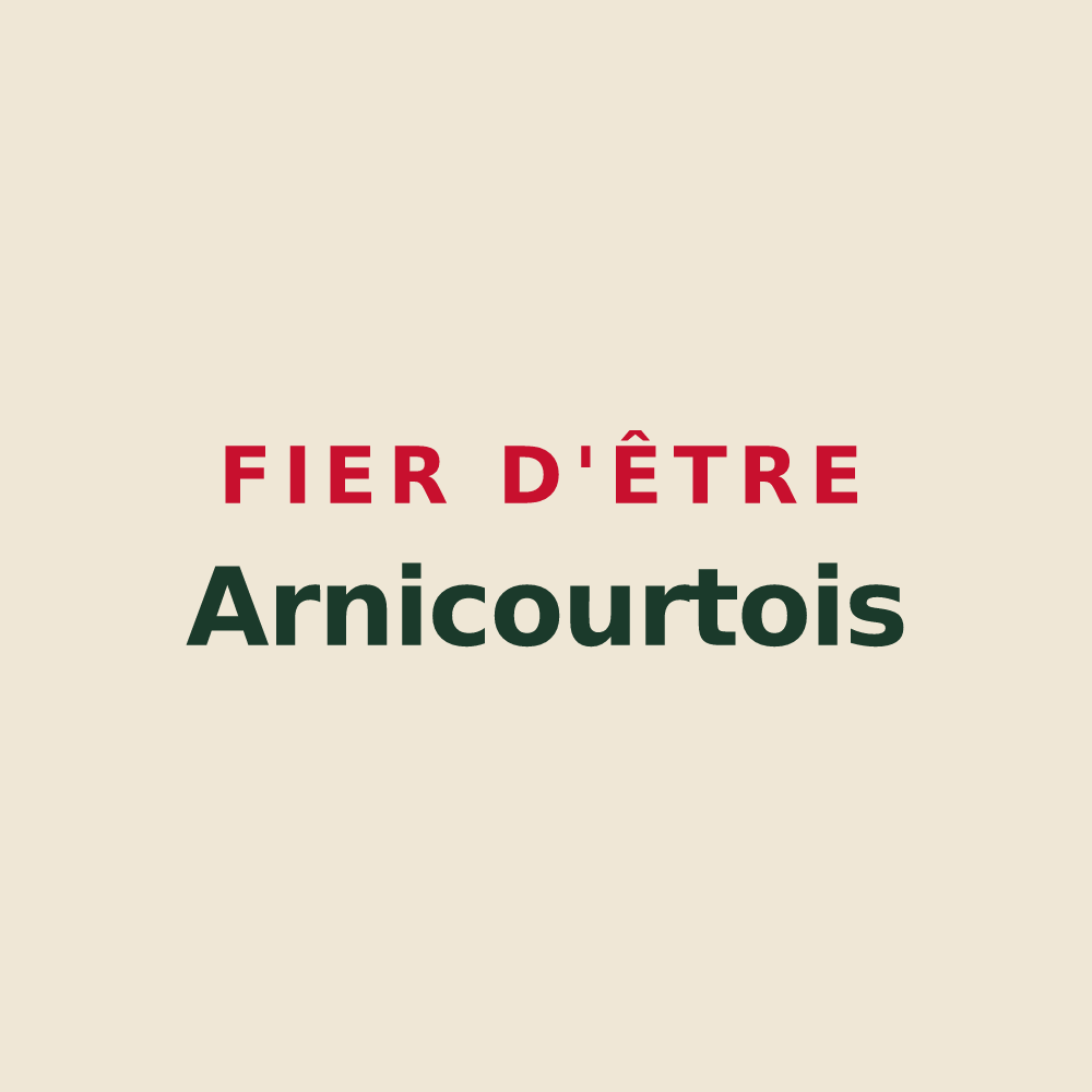 Tote bag « Fier d'être Arnicourtois » — design pour Arnicourt