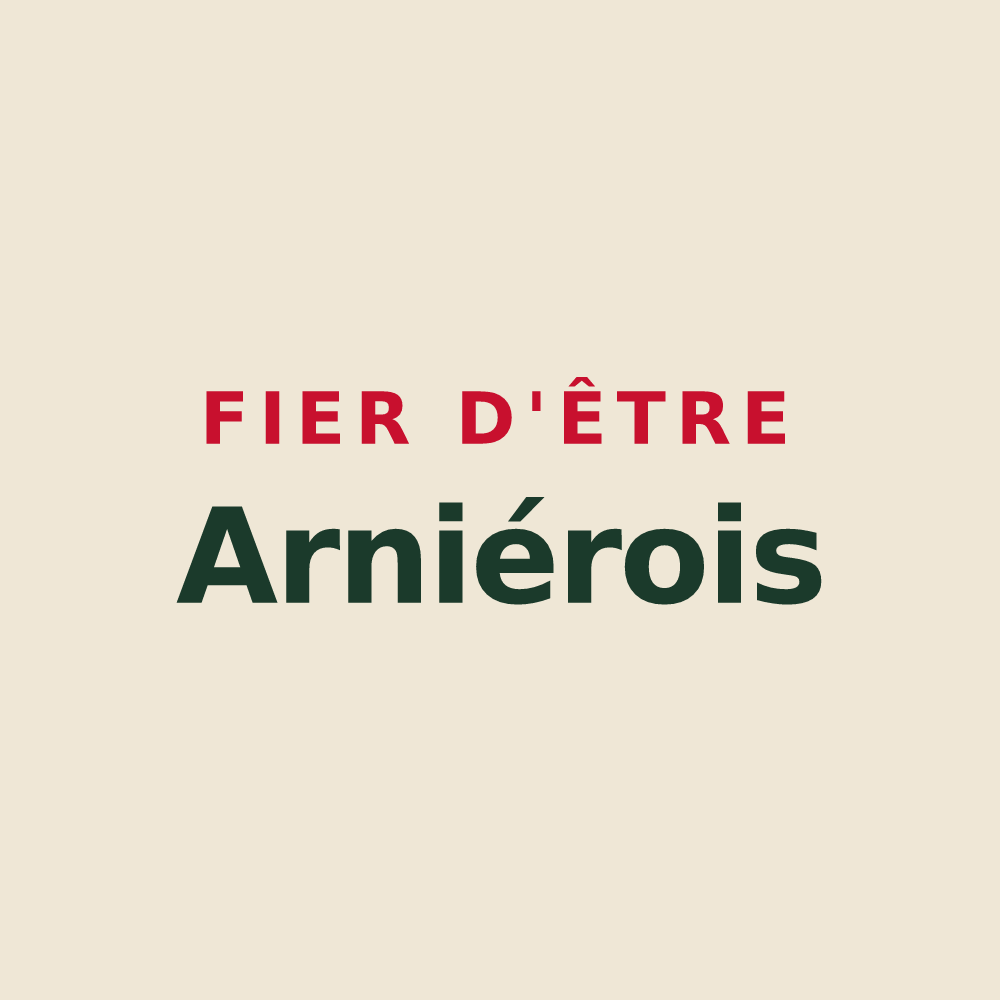 Tote bag « Fier d'être Arniérois » — design pour Arnières-sur-Iton