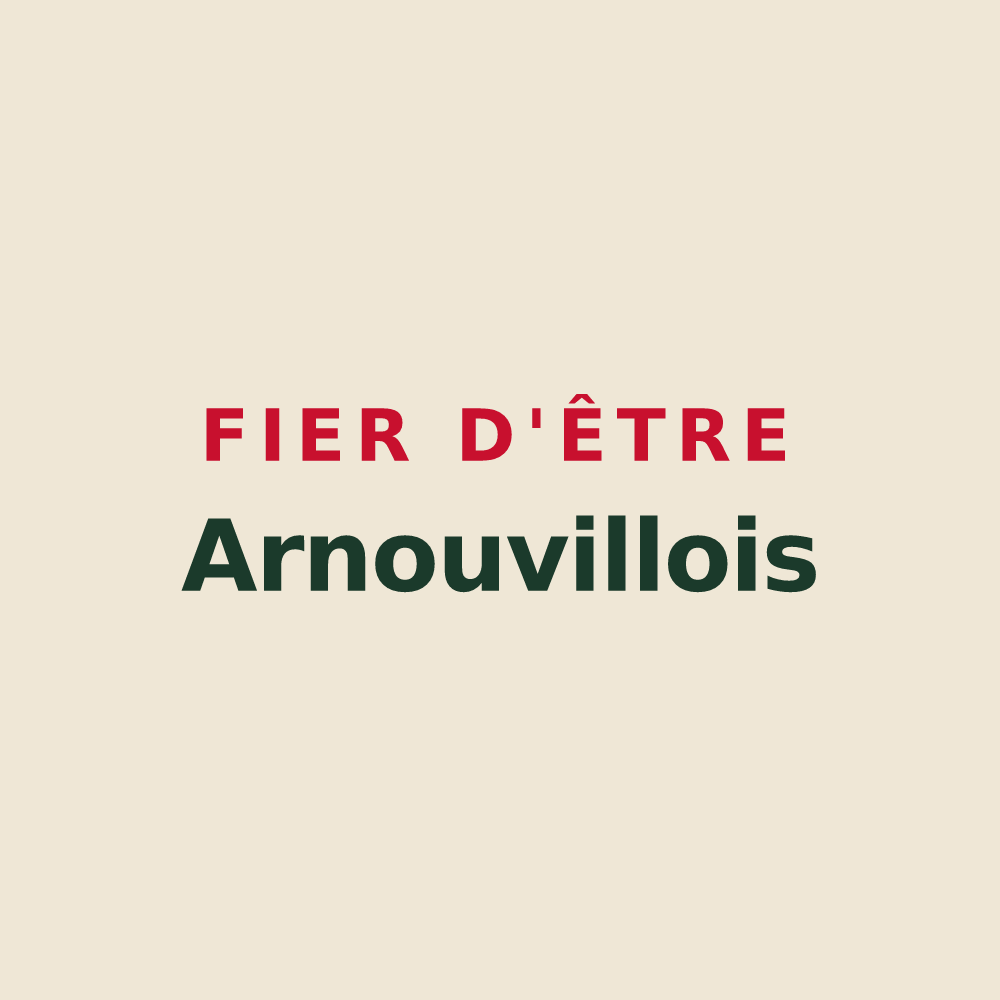 Tote bag « Fier d'être Arnouvillois » — design pour Arnouville-lès-Mantes