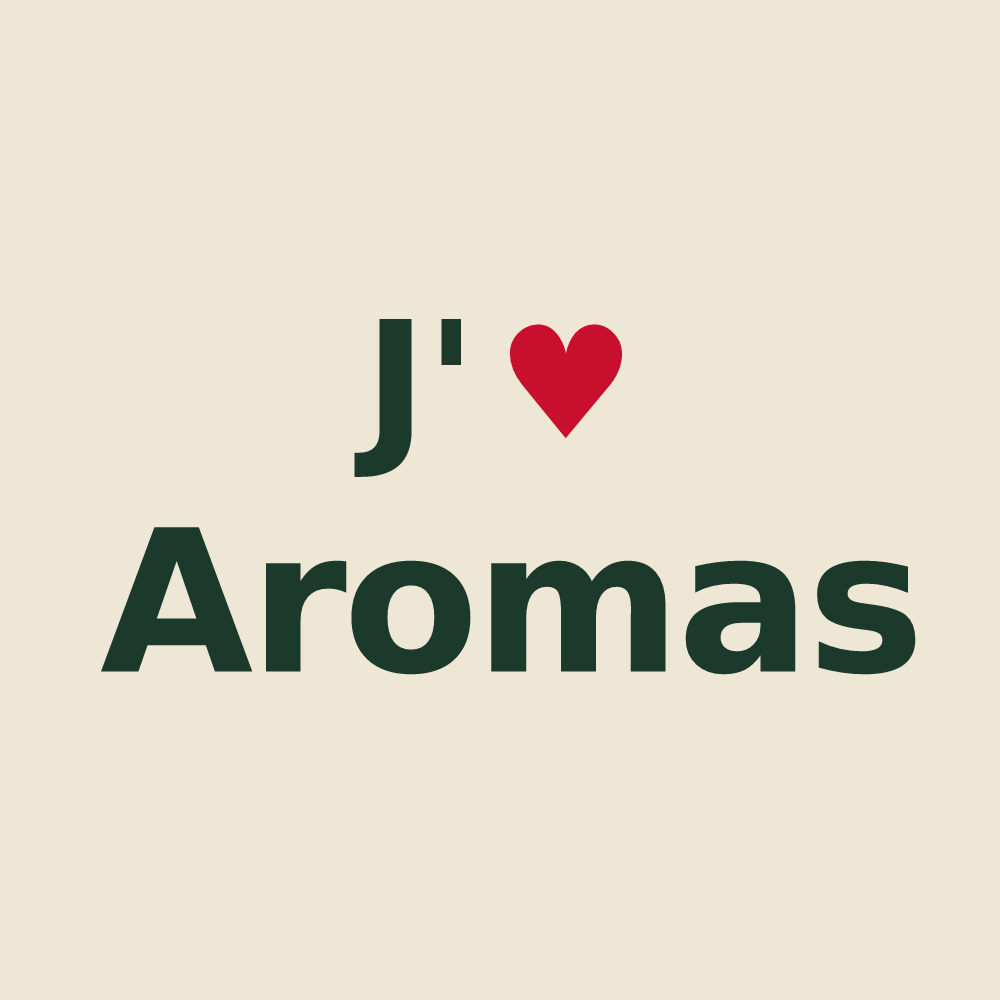 Tote bag personnalisé Aromas — design J'aime Aromas