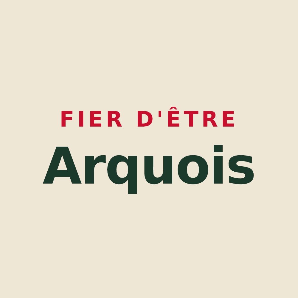 Tote bag « Fier d'être Arquois » — design pour Arques