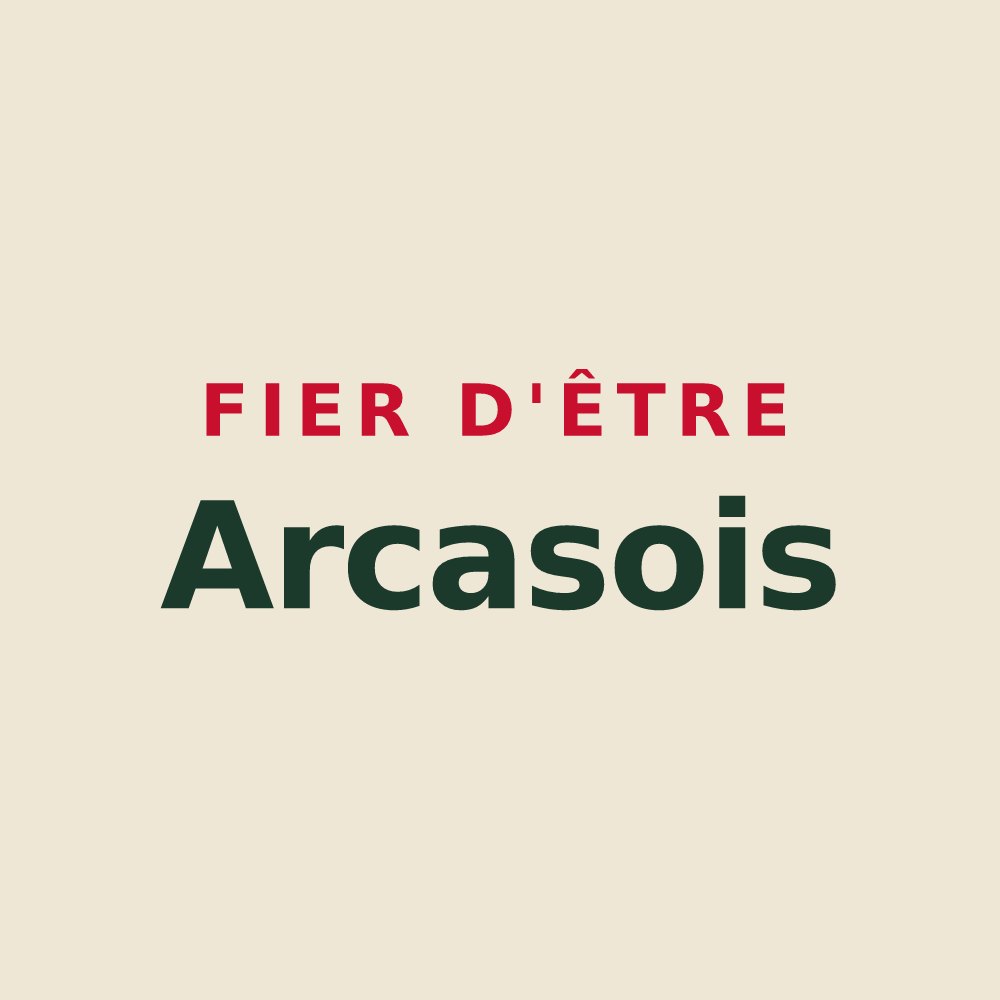 Tote bag « Fier d'être Arcasois » — design pour Arques