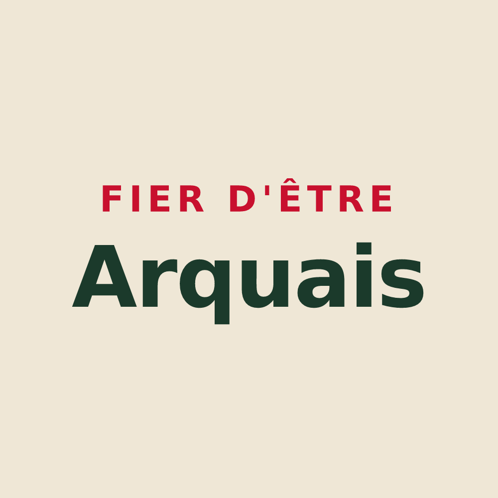 Tote bag « Fier d'être Arquais » — design pour Arques-la-Bataille