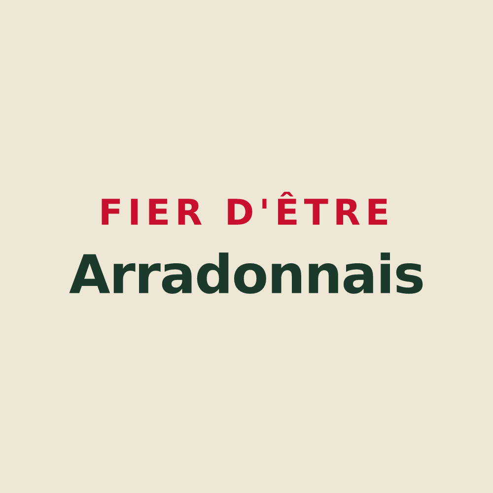 Tote bag « Fier d'être Arradonnais » — design pour Arradon