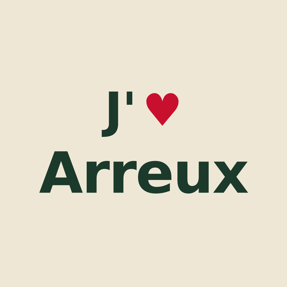 Tote bag personnalisé Arreux — design J'aime Arreux