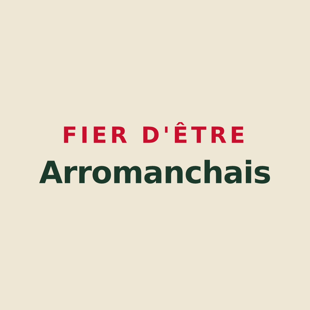 Tote bag « Fier d'être Arromanchais » — design pour Arromanches-les-Bains