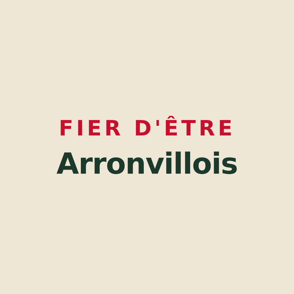 Tote bag « Fier d'être Arronvillois » — design pour Arronville