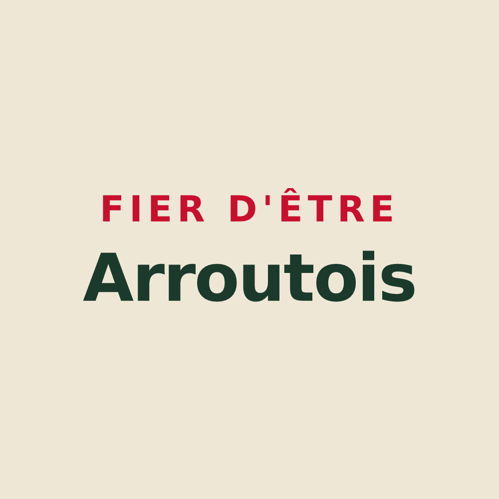 Tote bag « Fier d'être Arroutois » — design pour Arrout