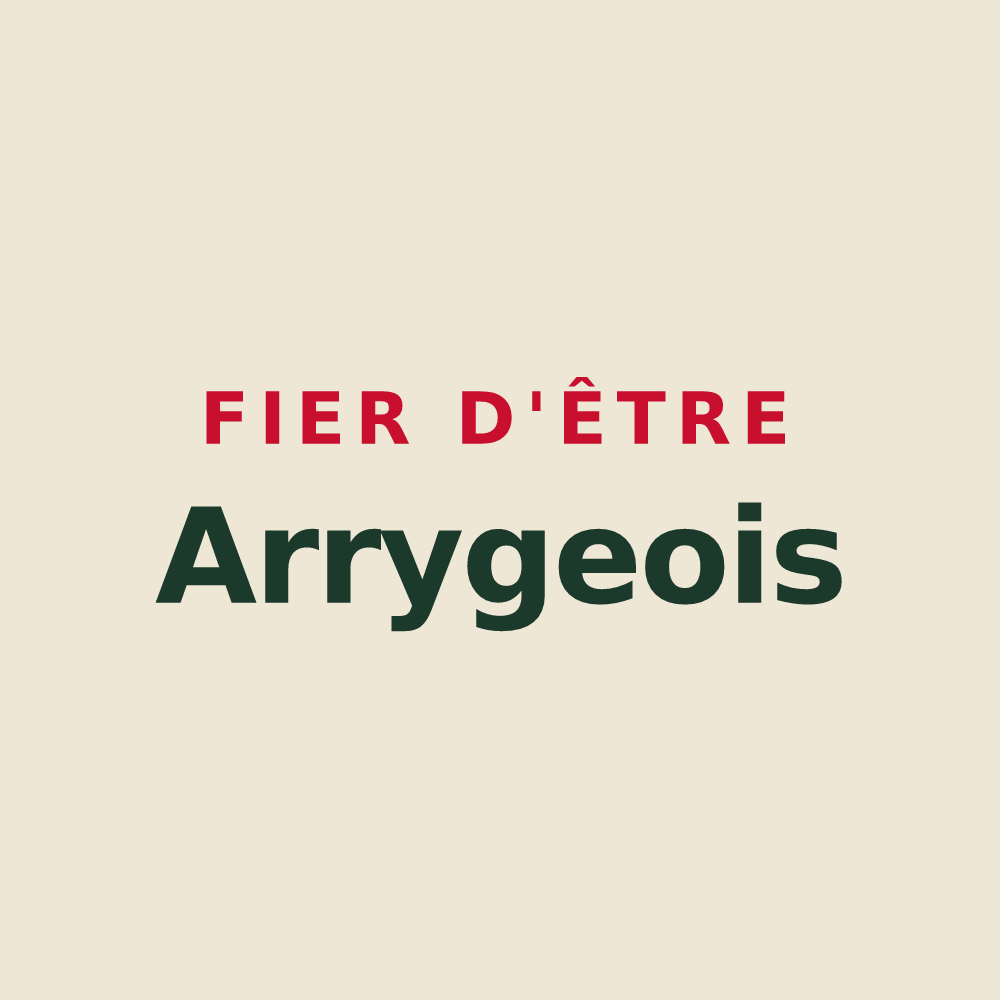 Tote bag « Fier d'être Arrygeois » — design pour Arry