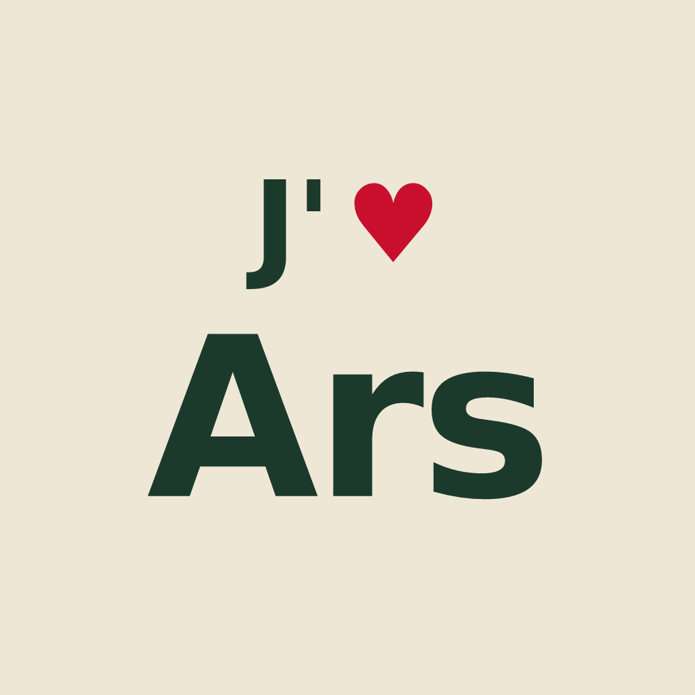 Tote bag personnalisé Ars — design J'aime Ars