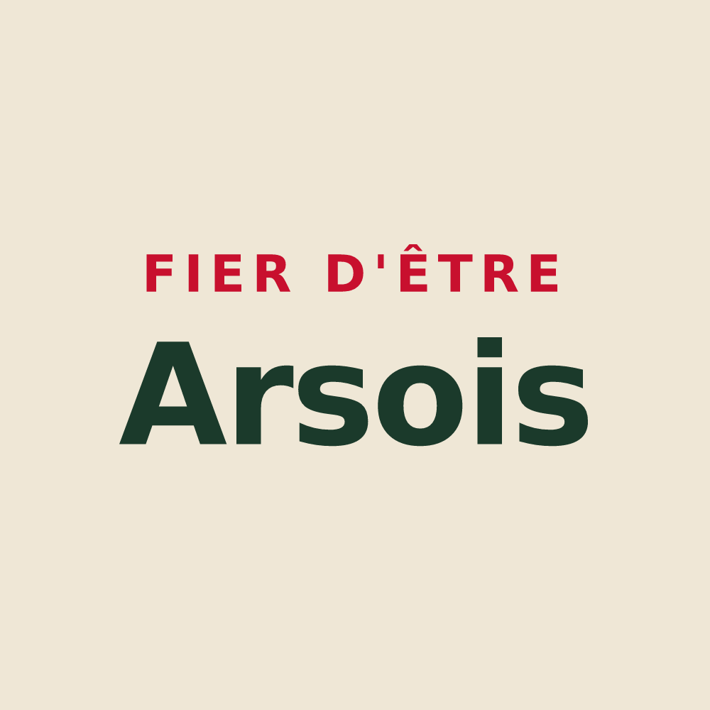 Tote bag « Fier d'être Arsois » — design pour Ars