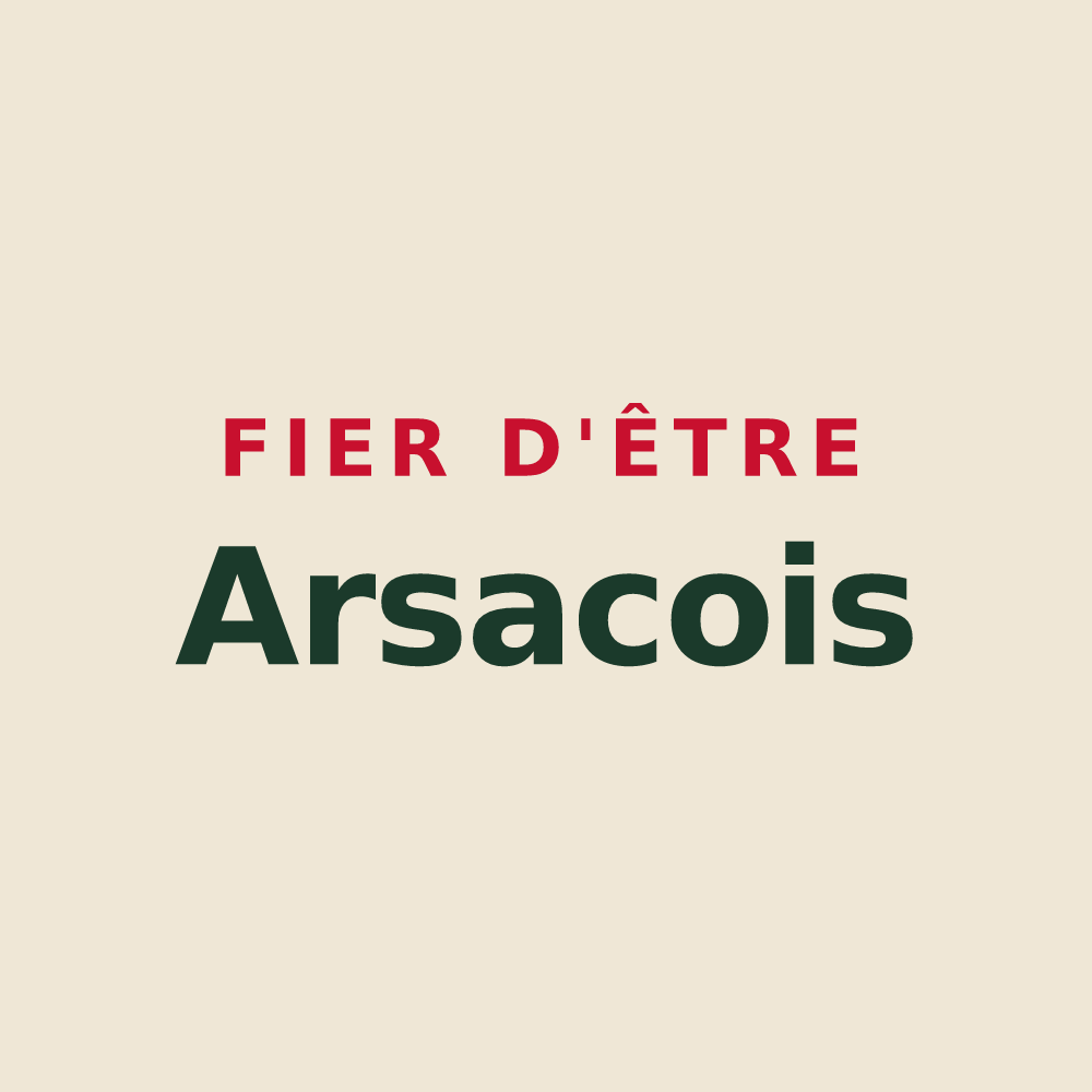 Tote bag « Fier d'être Arsacois » — design pour Arsac-en-Velay