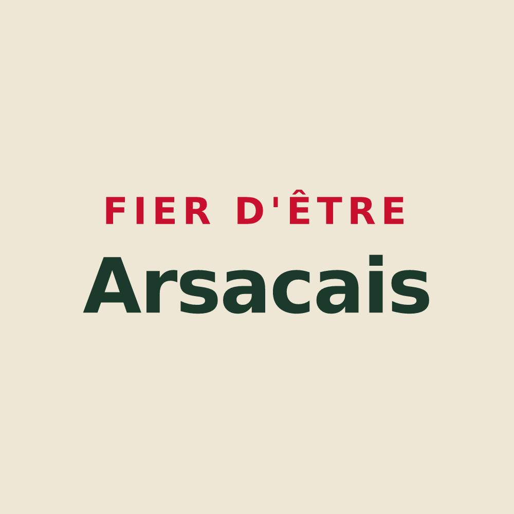 Tote bag « Fier d'être Arsacais » — design pour Arsac