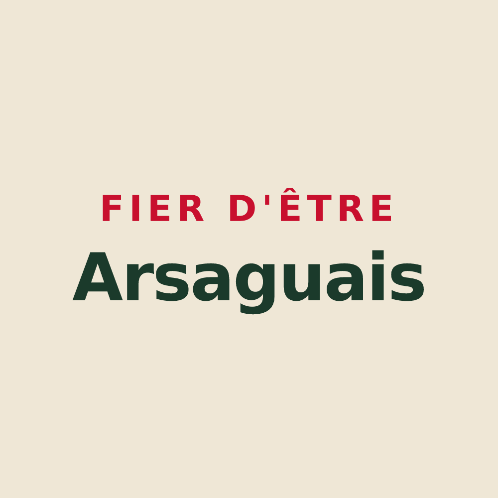 Tote bag « Fier d'être Arsaguais » — design pour Arsague