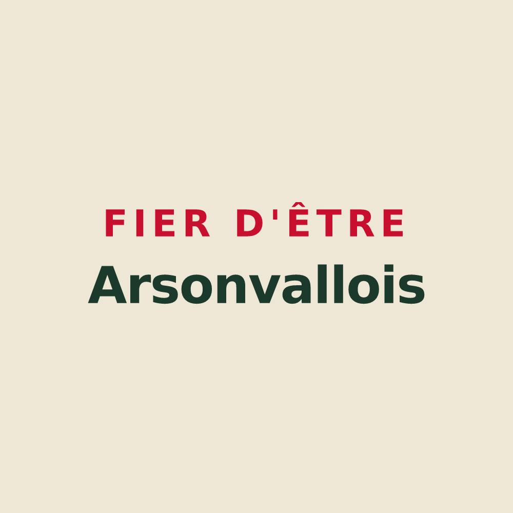 Tote bag « Fier d'être Arsonvallois » — design pour Arsonval