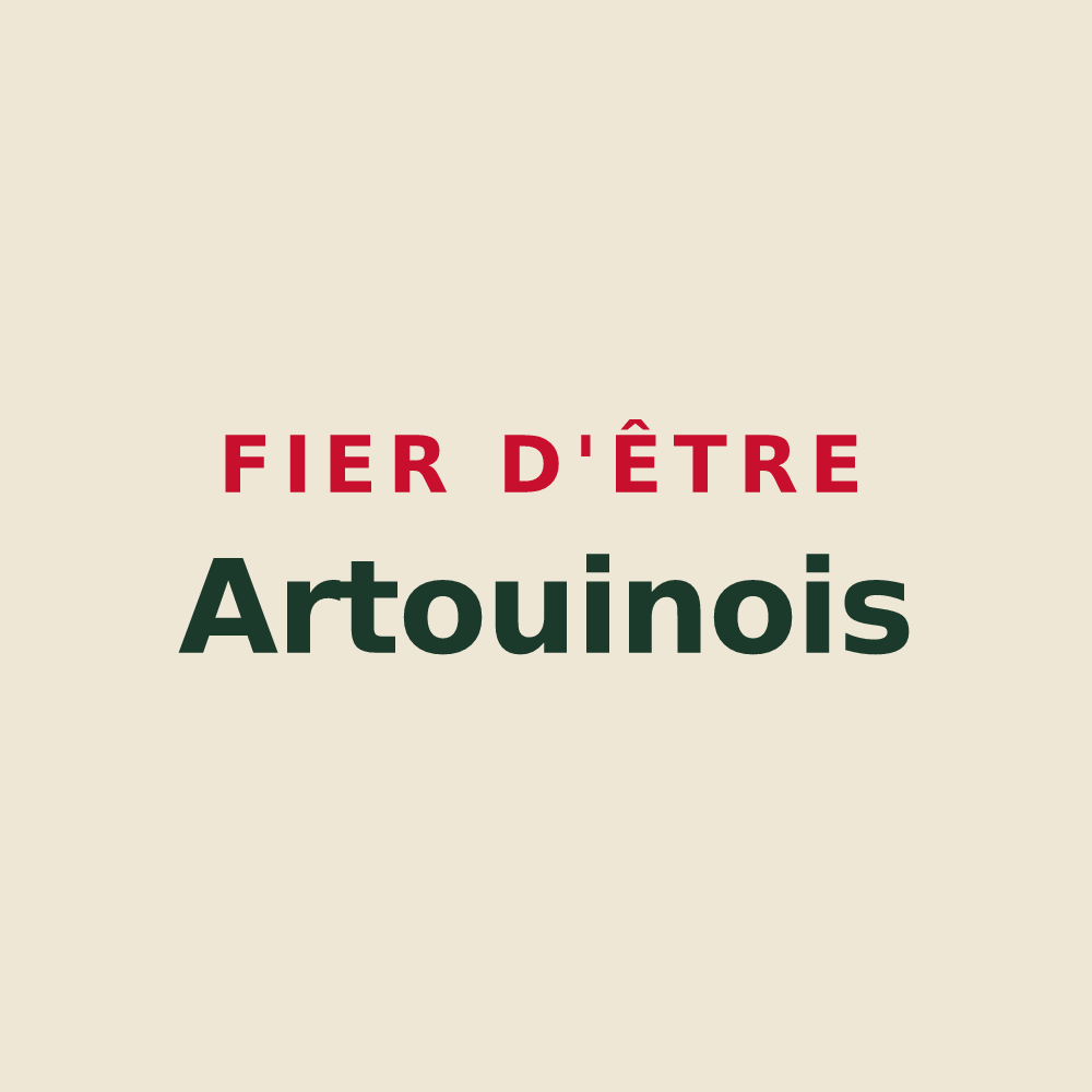 Tote bag « Fier d'être Artouinois » — design pour Artalens-Souin