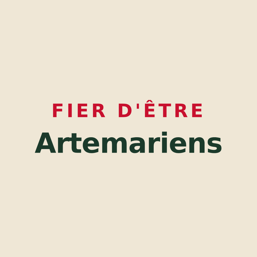 Tote bag « Fier d'être Artemariens » — design pour Artemare