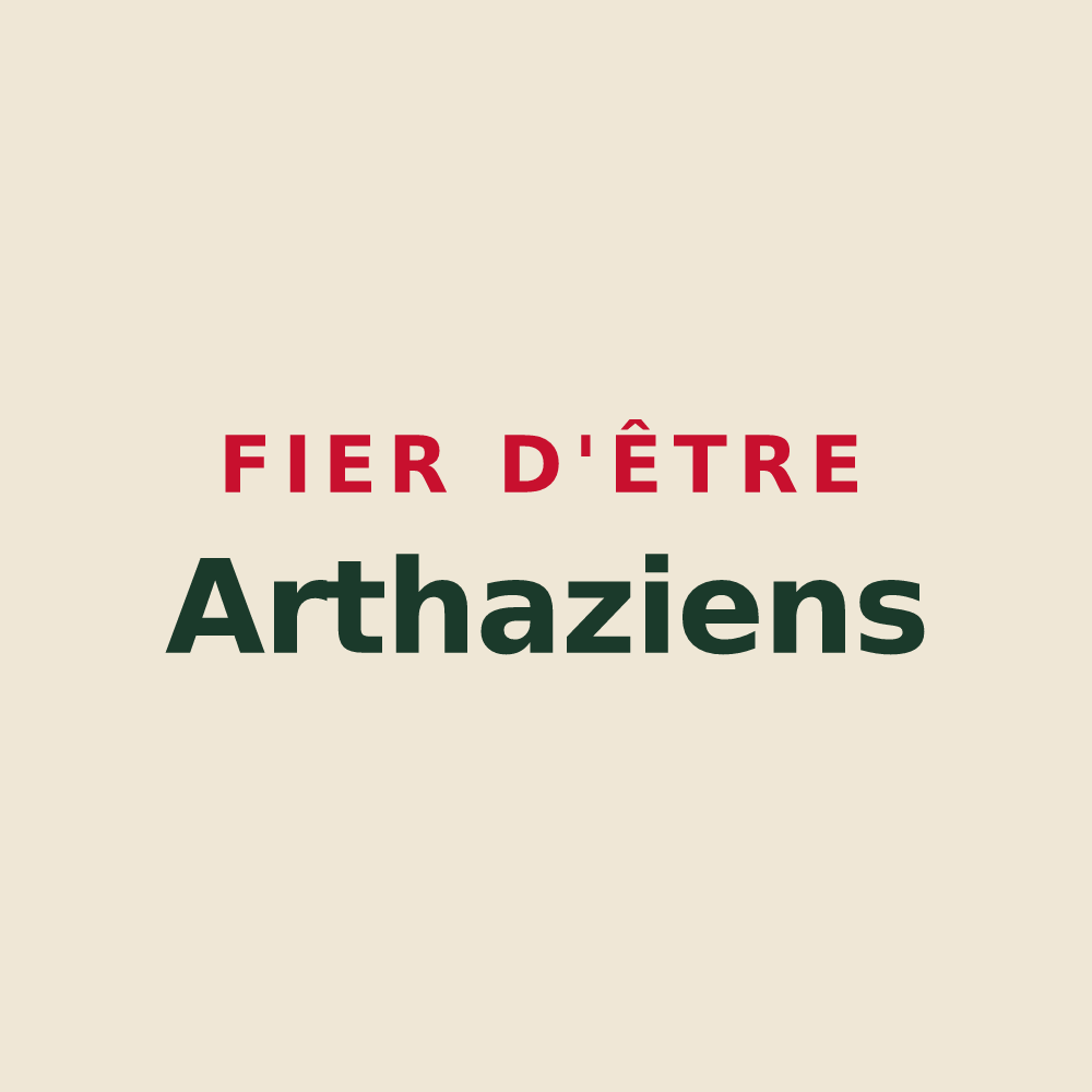 Tote bag « Fier d'être Arthaziens » — design pour Arthaz-Pont-Notre-Dame