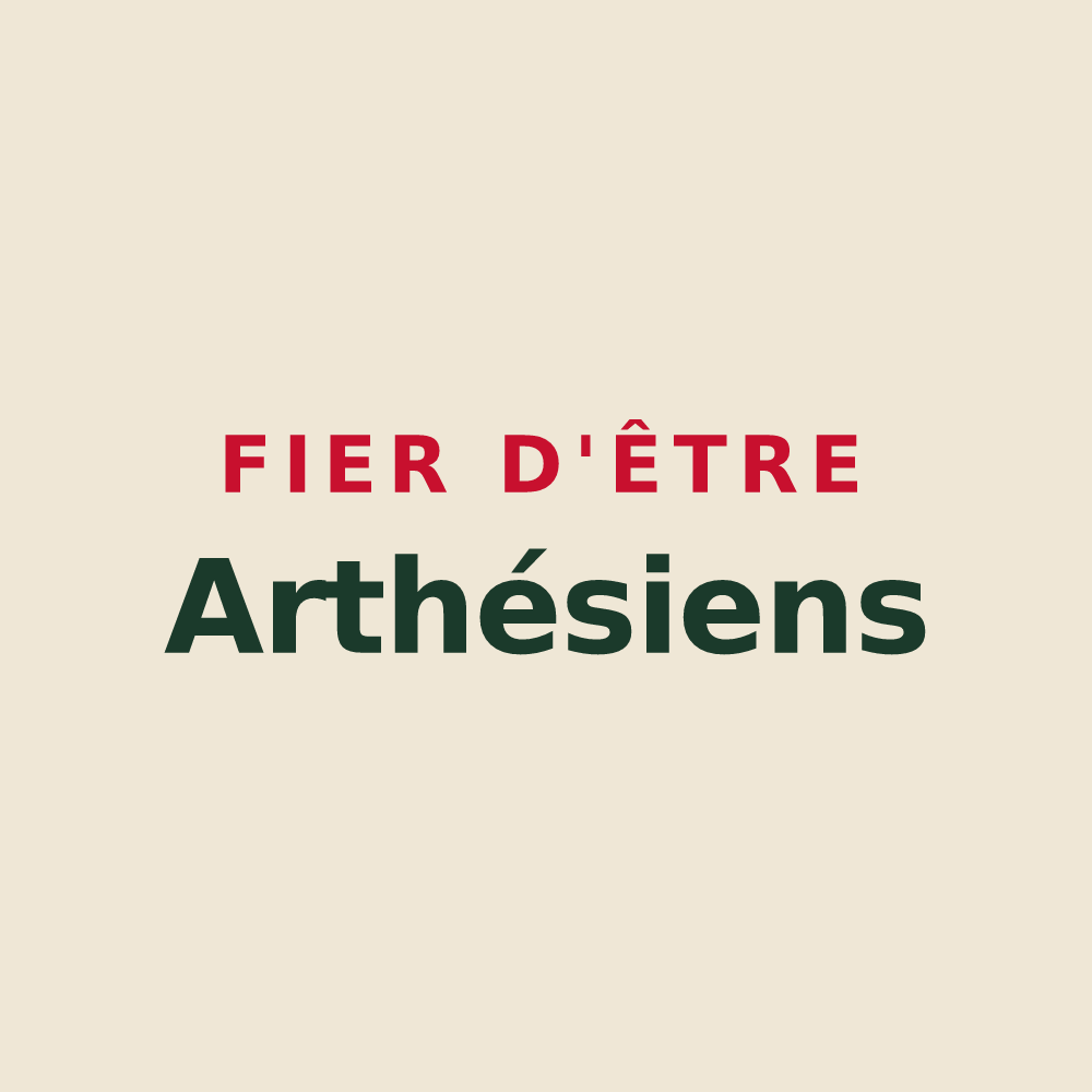 Tote bag « Fier d'être Arthésiens » — design pour Arthès