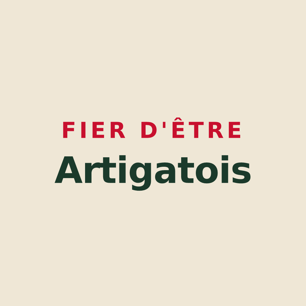 Tote bag « Fier d'être Artigatois » — design pour Artigat