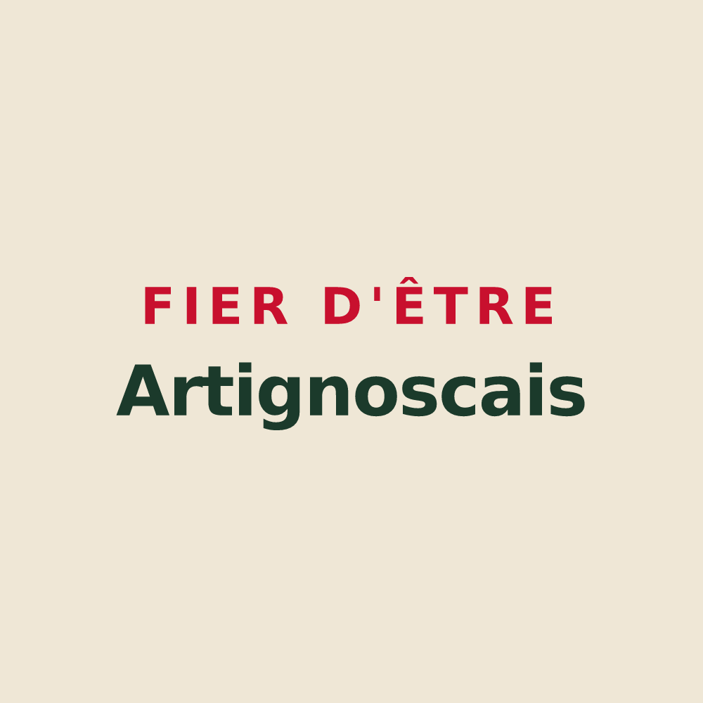 Tote bag « Fier d'être Artignoscais » — design pour Artignosc-sur-Verdon
