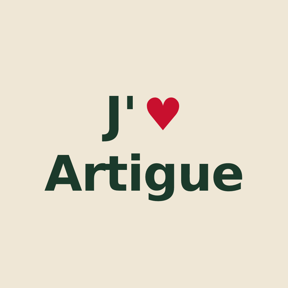 Tote bag personnalisé Artigue — design J'aime Artigue