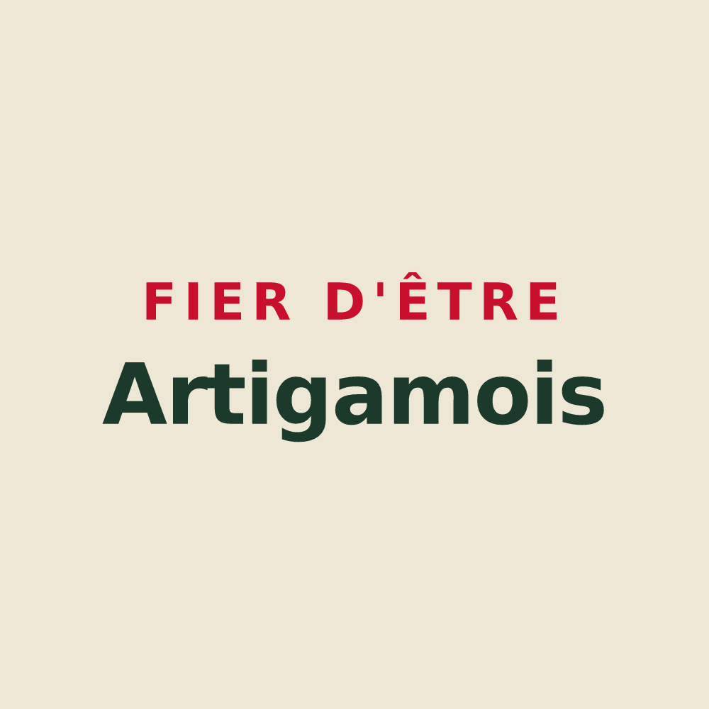 Tote bag « Fier d'être Artigamois » — design pour Artiguemy