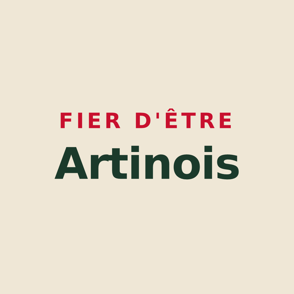 Tote bag « Fier d'être Artinois » — design pour Artins