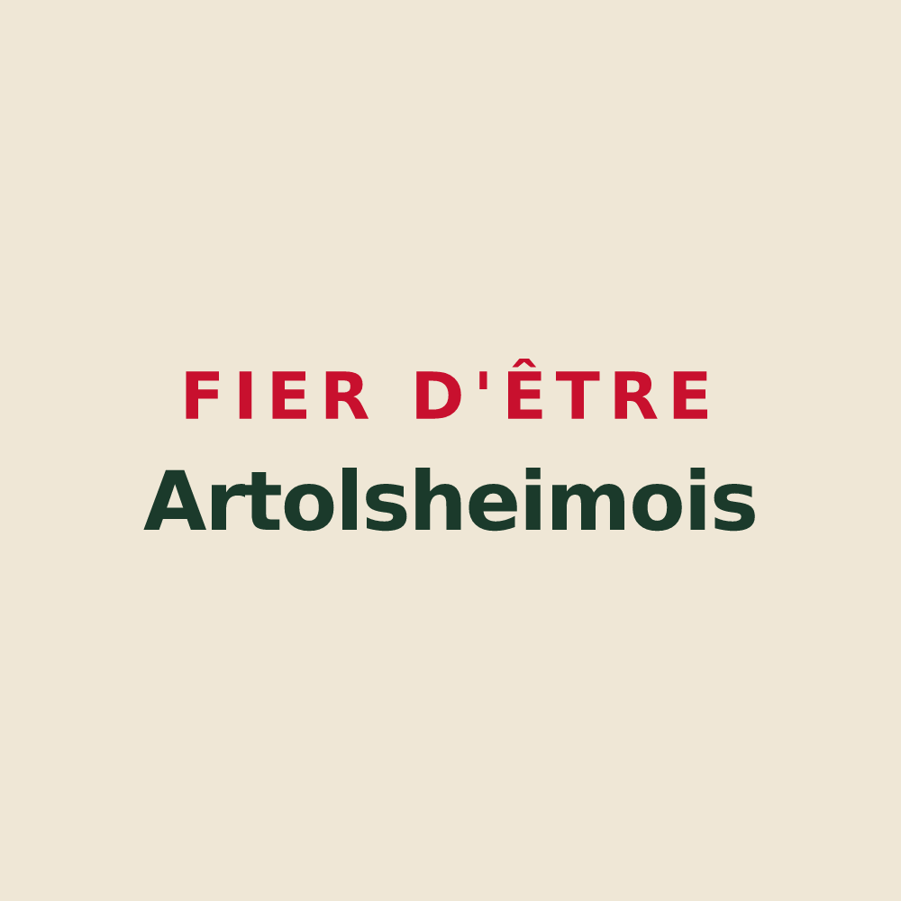 Tote bag « Fier d'être Artolsheimois » — design pour Artolsheim