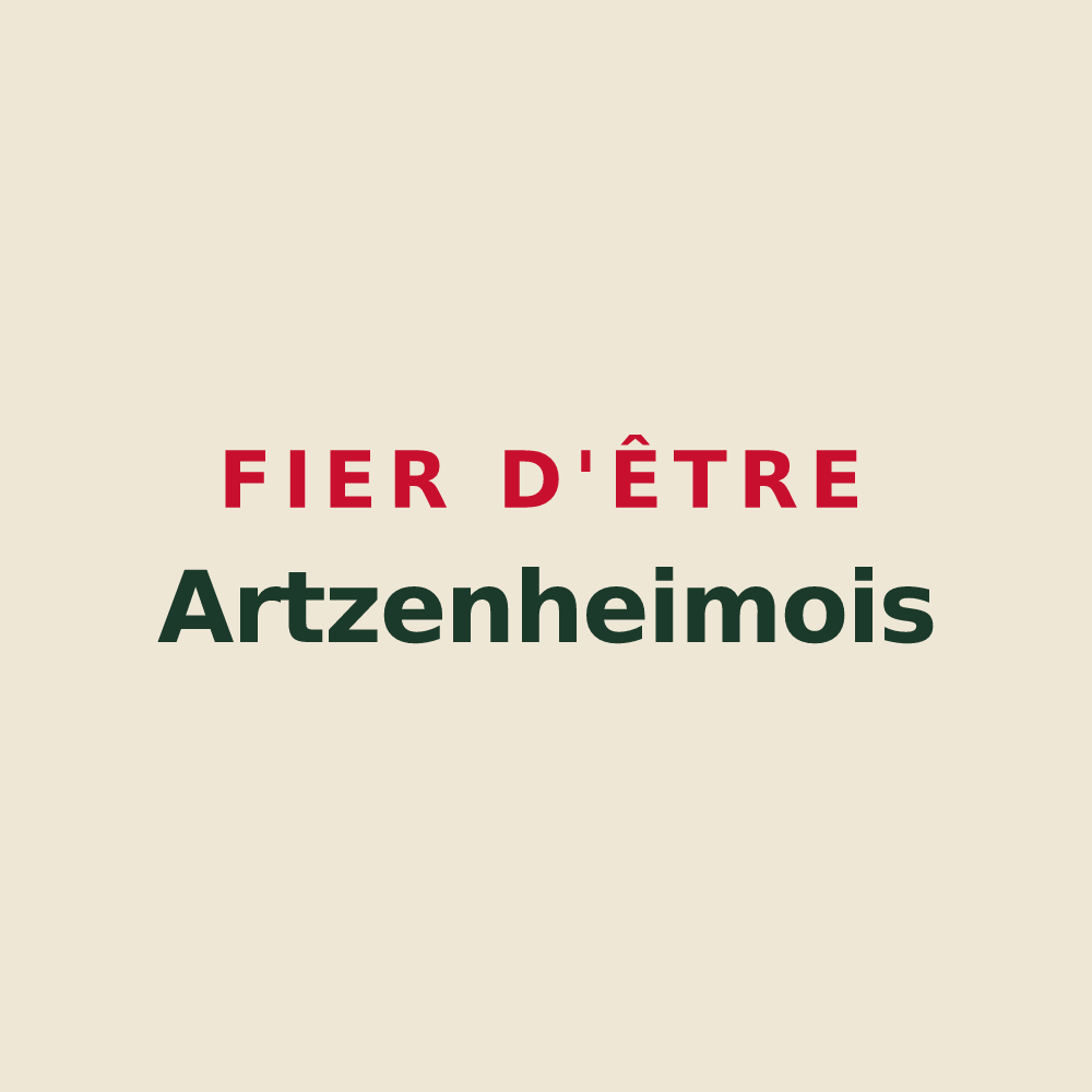 Tote bag « Fier d'être Artzenheimois » — design pour Artzenheim