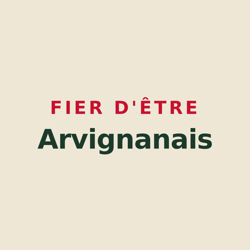 Tote bag « Fier d'être Arvignanais » — design pour Arvigna