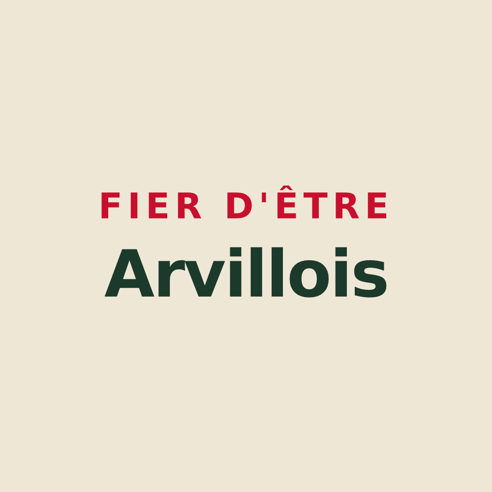 Tote bag « Fier d'être Arvillois » — design pour Arville