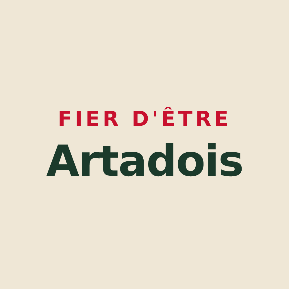 Tote bag « Fier d'être Artadois » — design pour Arzembouy