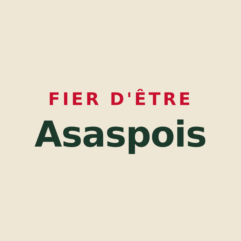 Tote bag « Fier d'être Asaspois » — design pour Asasp-Arros