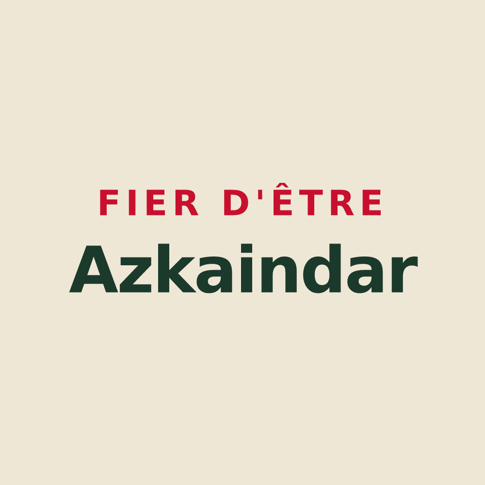 Tote bag « Fier d'être Azkaindar » — design pour Ascain