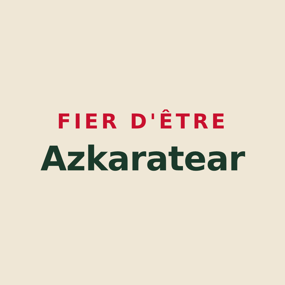Tote bag « Fier d'être Azkaratear » — design pour Ascarat