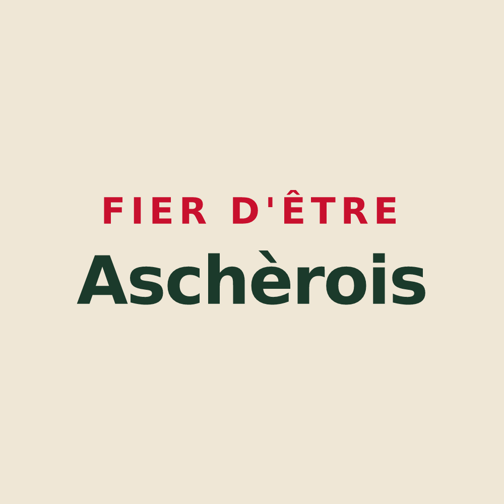 Tote bag « Fier d'être Aschèrois » — design pour Aschères-le-Marché
