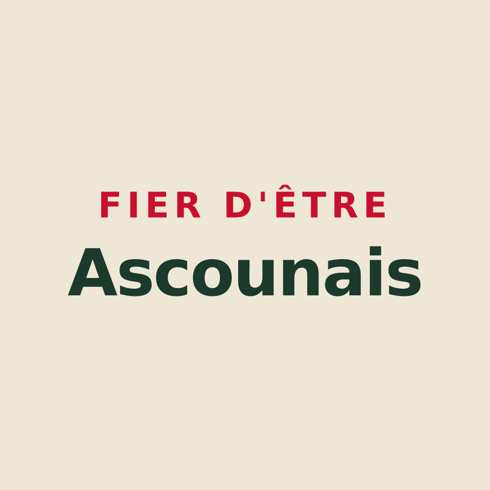 Tote bag « Fier d'être Ascounais » — design pour Ascou