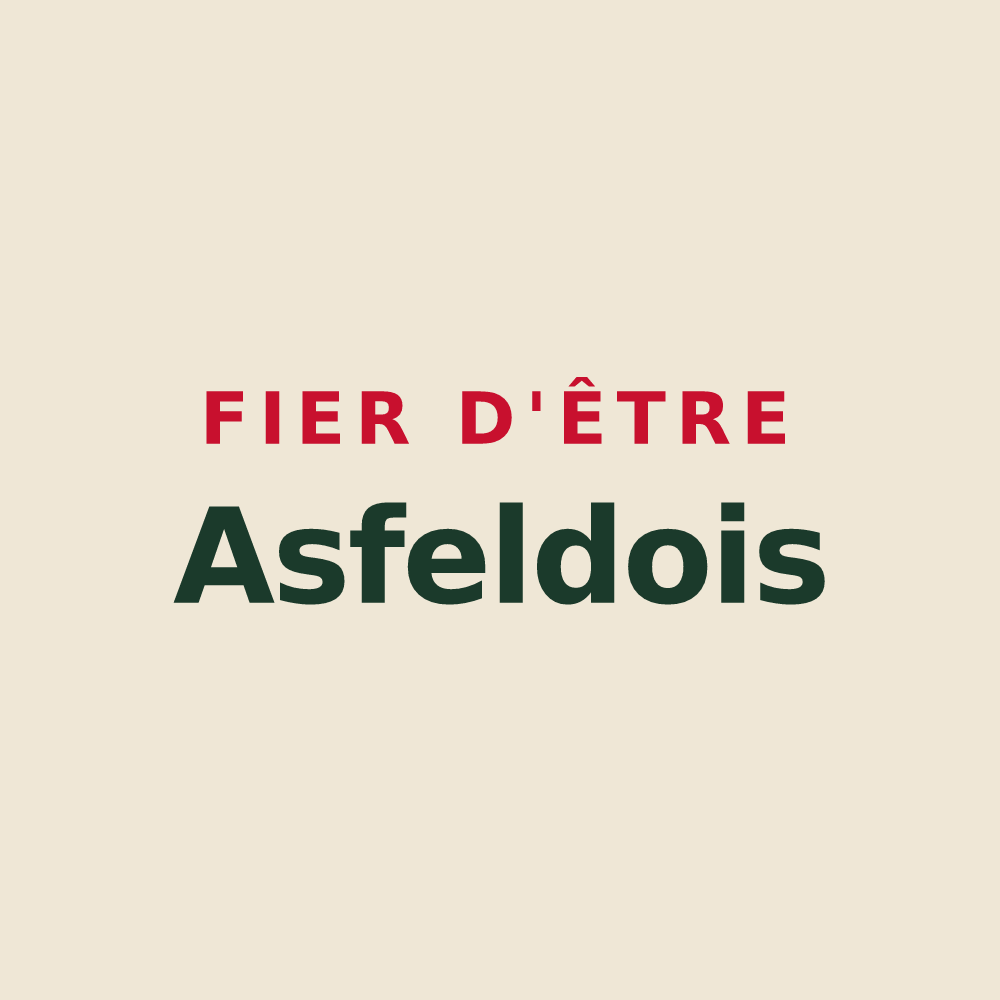 Tote bag « Fier d'être Asfeldois » — design pour Asfeld