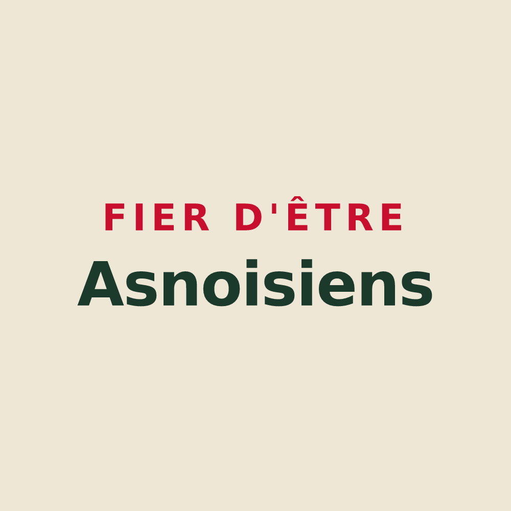 Tote bag « Fier d'être Asnoisiens » — design pour Asnois