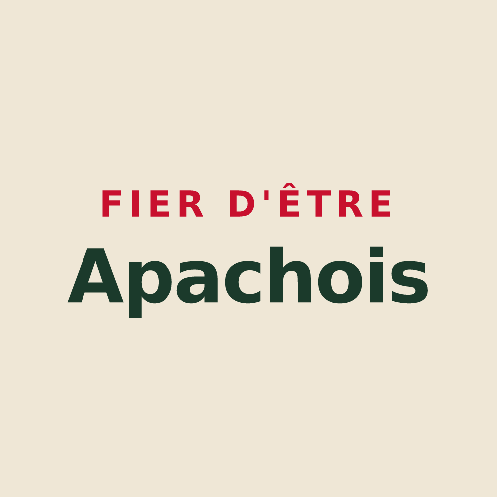 Tote bag « Fier d'être Apachois » — design pour Aspach