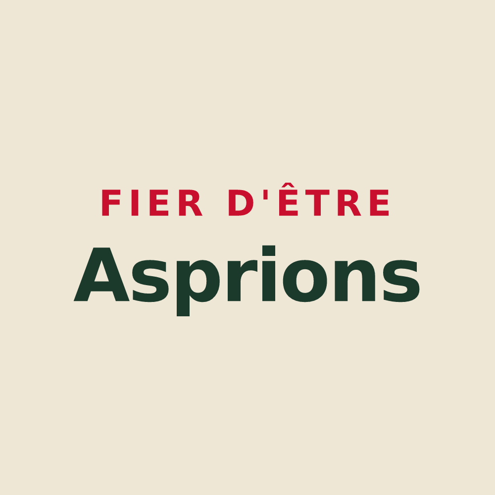 Tote bag « Fier d'être Asprions » — design pour Aspres-lès-Corps
