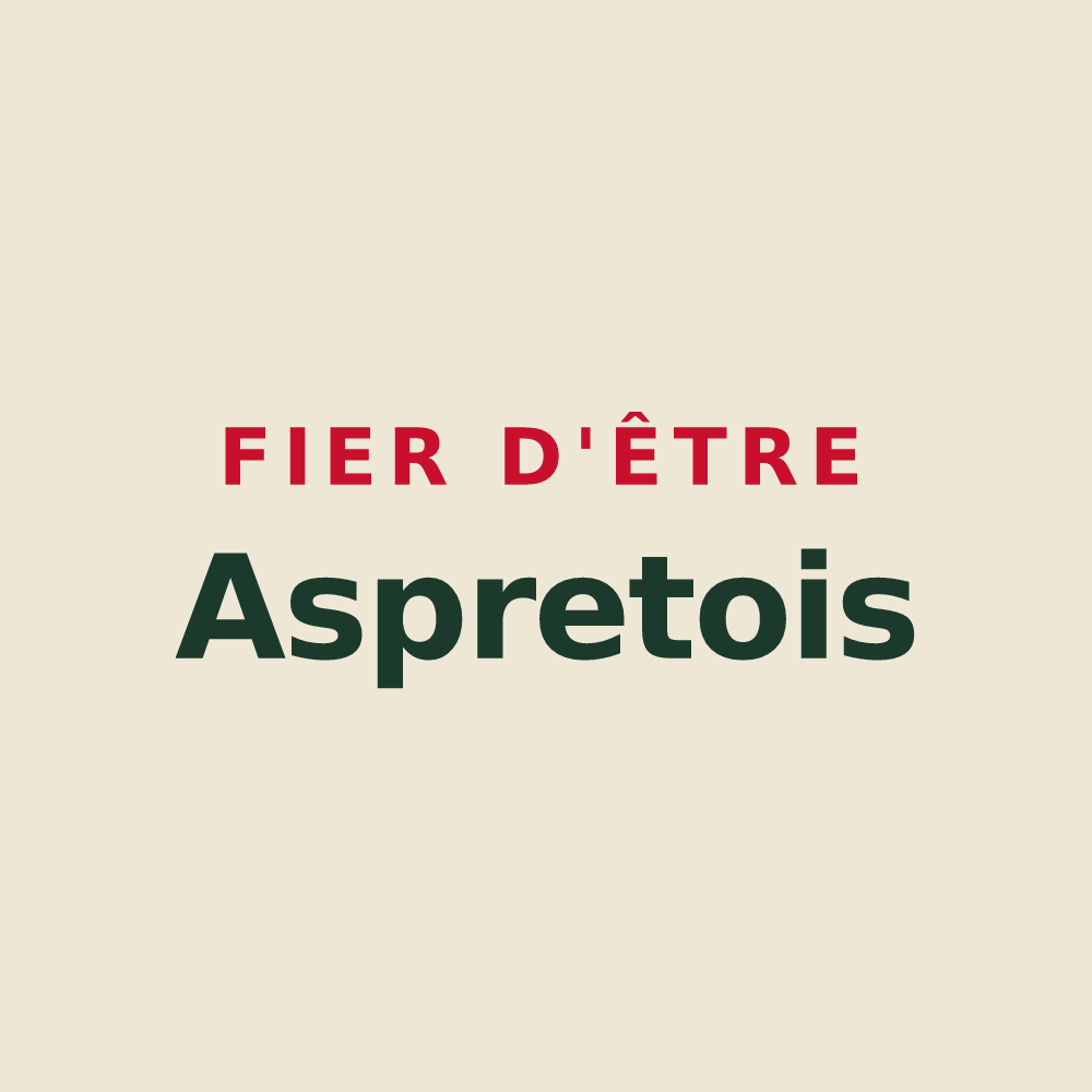 Tote bag « Fier d'être Aspretois » — design pour Aspret-Sarrat